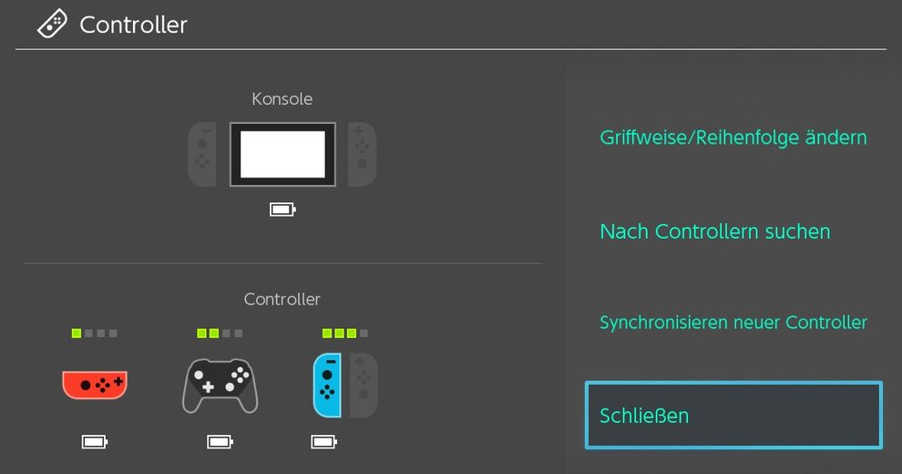 Nintendo Switch Controller verbinden so geht's