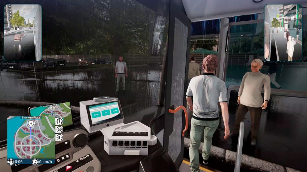 Auch das Wetter kann sich im Bus Simulator 18 ändern.