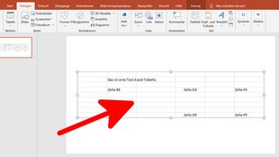 Excel-Tabelle in PowerPoint einfügen – so geht's