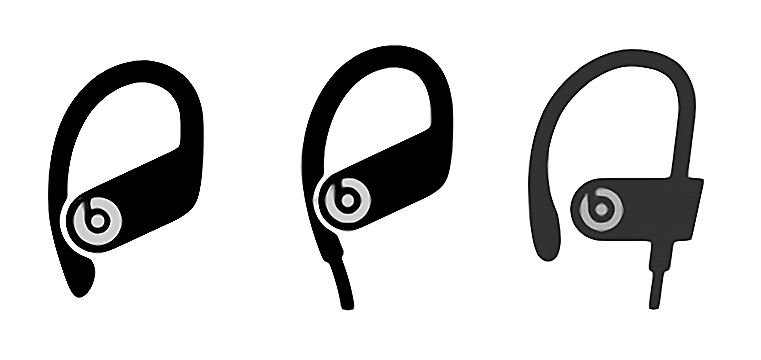 Powerbeats Pro (Links), Powerbeats4 (Mitte) und die Powerbeats3 (Rechts) im Vergleich