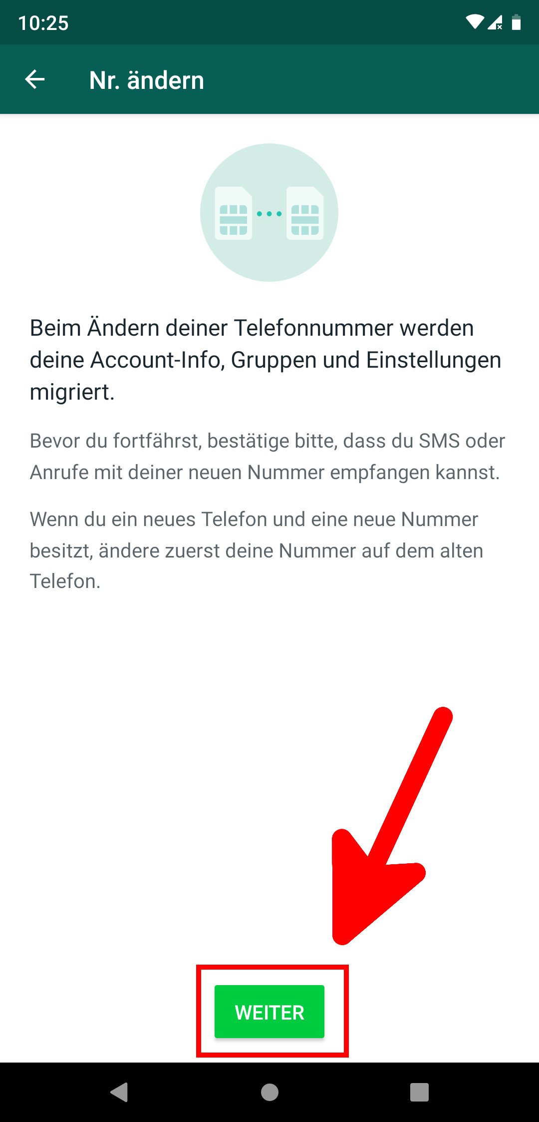 WhatsApp Nummer ändern so geht s