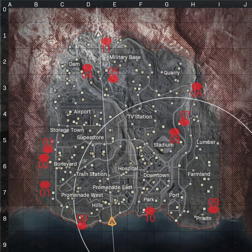 Warzone Bunker Codes And Locations Call Of Duty Warzone Bunker Guide 071