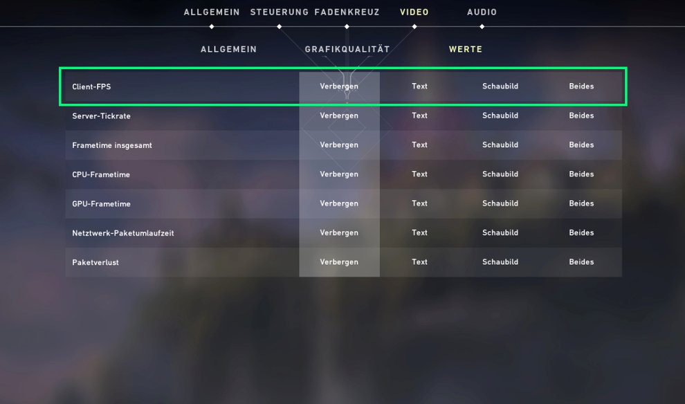Aktiviert die Client-FPS, um euch die Bilder pro Sekunde permanent auf dem Bildschirm anzeigen zu lassen. Aktiviert die Client-FPS, um euch die Bilder pro Sekunde permanent auf dem Bildschirm anzeigen zu lassen.