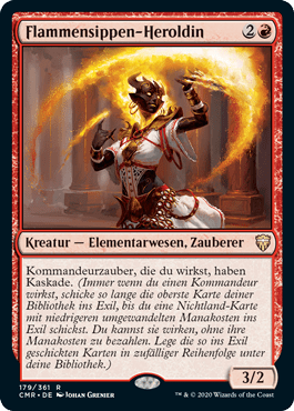 MTG Commander Legends | Flamekin Herald | Flammensippen-Heroldin