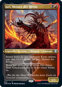 MTG Commander Legends | Juri, Master of the Revue | Juri, Meister der Revue