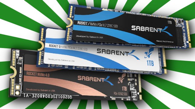 Bei Amazon findet ihr derzeit SSDs von Sabrent zu Sparpreisen! Bei Amazon findet ihr derzeit SSDs von Sabrent zu Sparpreisen!