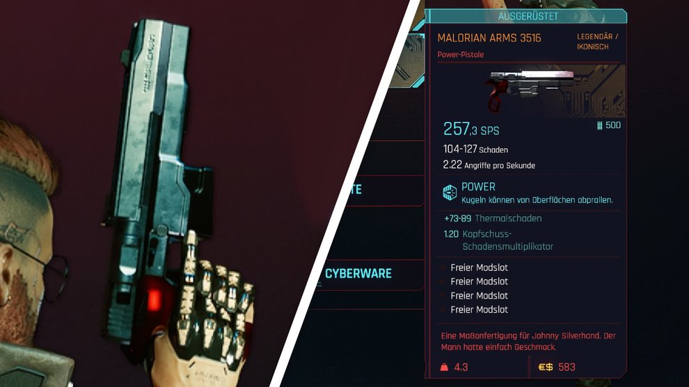 Cyberpunk 2077 Breathtaking Johnny Silverhands