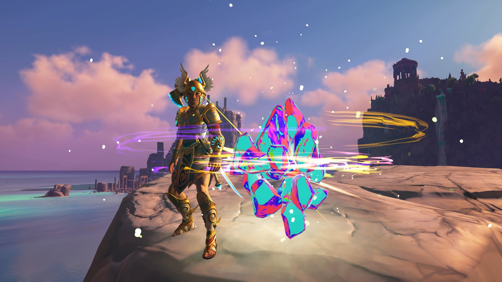 Ambrosia erhöht in Immortals Fenyx Rising eure Lebensenergie. Ambrosia erhöht in Immortals Fenyx Rising eure Lebensenergie.