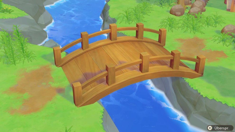 Bei SoS: Pioneers of Olive Town gibt es insgesamt drei Farmbereiche und drei Minen, die ihr freischalten müsst. Übergang zum zweiten Farmbereich bei Story of Seasons: Pioneers of Olive Town