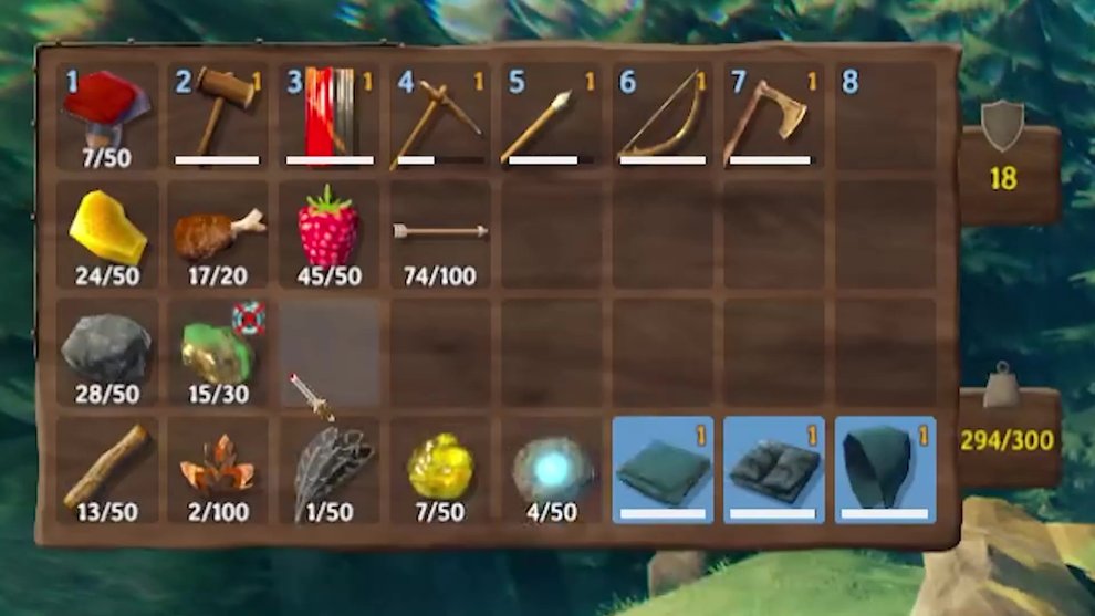 An dem roten X erkennt ihr Gegenstände, die ihr in Valheim nicht durch Portale transportieren könnt. Valheim Schnellreise verbotene Items