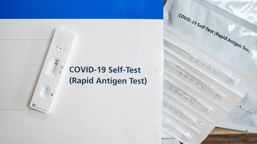 Corona-Antigen-Schnelltest (Bildquelle: Getty-Images).