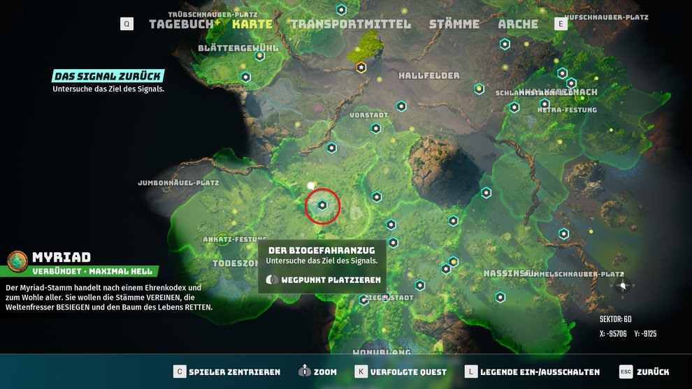 Der Biogefahrenanzug von Biomutant ist in Bummbunker 6D versteckt, direkt zwischen der Vorstadt und der Todeszone. Biomutant Bummbunker Schutzanzug Biogefahr