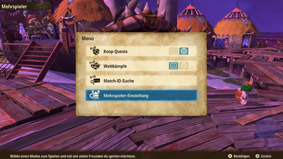 Koop-Missionen könnt ihr in Monster Hunter Stories 2 über das Quest-Brett starten. Davor müsst ihr jedoch das Gebiet Alcala abgeschlossen haben. Monster Hunter Stories 2 Multiplayer