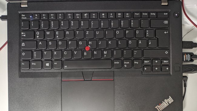 Auf dieser Laptop-Tastatur ist keine Pause-Taste gekennzeichnet. (Bildquelle: GIGA)