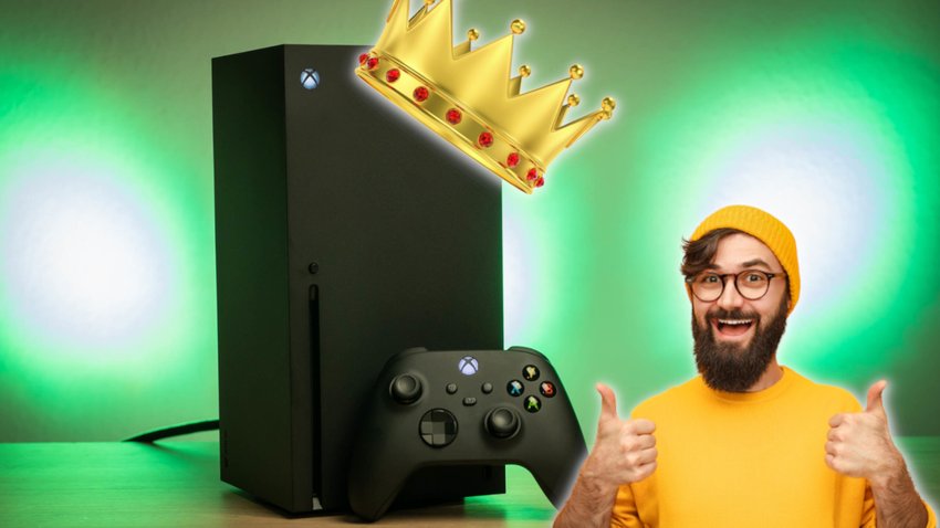 Die Xbox Series X.