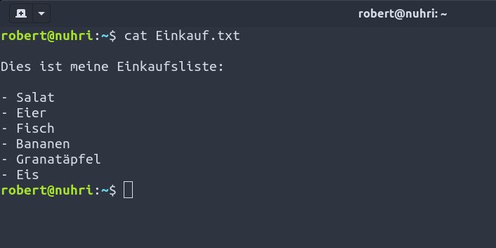 Cat Linux Befehl Mit Beispielen Erkl Rt