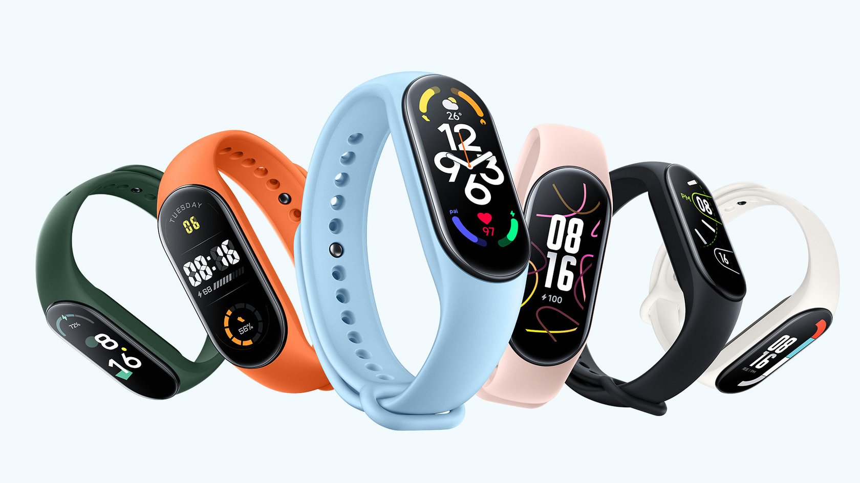 Xiaomi Band 7 Vorgestellt Neuer Fitness Tracker Legt Ordentlich Zu