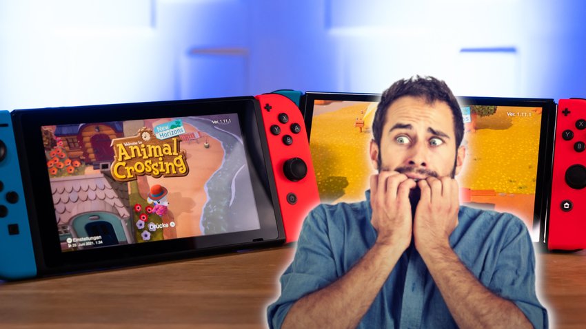 Die Nintendo Switch OLED.