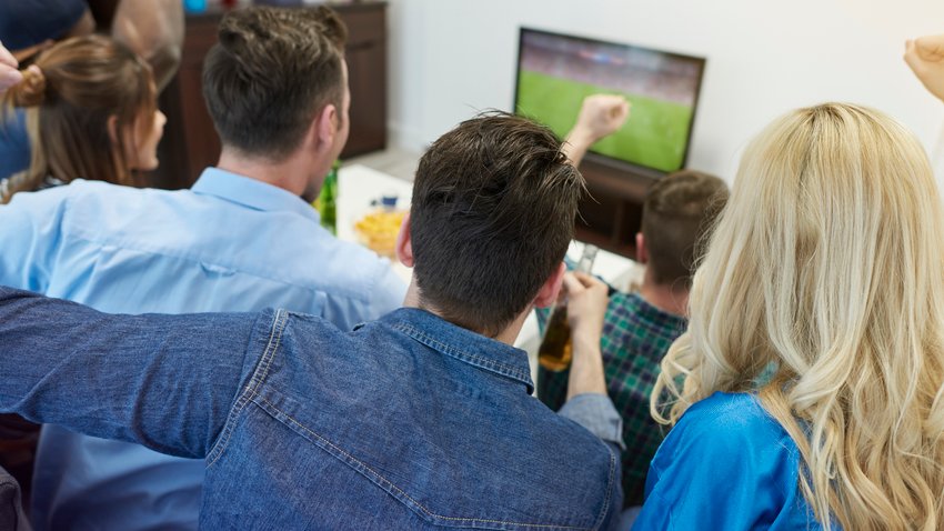 Fußball schauen
