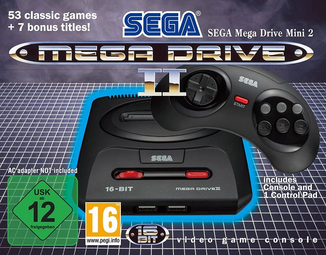 SEGA Mega Drive Mini 2 Packung