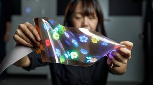 LG stellt die Zukunft vor: Neues Display lässt sich dehnen und falten