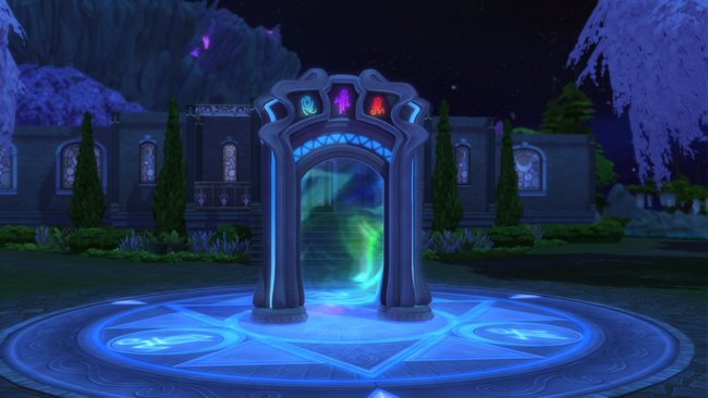 Durchquert das Portal und lernt auf der Zauberakademie die hohen Künste der Magie.