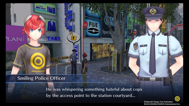 Der nette Polizist in Shinjuku gibt euch einen entscheidenden Fakt mit auf den Weg.