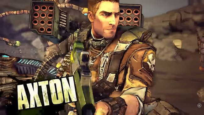 Der imposante Axton erinnert an einen typischen amerikanischen Soldaten und eignet sich gut als ein Charakter für Anfänger. (Bildquelle: 2K Games)