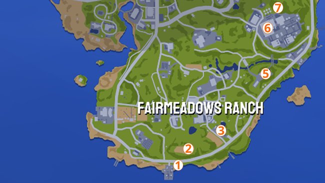 An diesen Orten könnt ihr die Instinkte von Fairmeadows Ranch abschließen. (Bildquelle: Screenshot spieletipps)