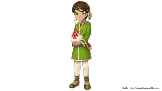 Gabriel ist der Tier-liebende Junggeselle bei Harvest Moon: Dorf des Himmelsbaumes.