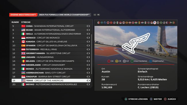 F1 24-Setup: Texas F1 24-Setup: Texas