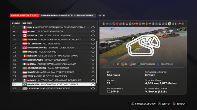 F1 24-Setup: Brasilien F1 24-Setup: Brasilien
