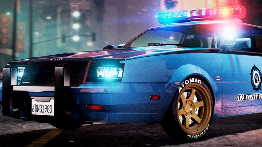 Polizeiauto aus GTA Online