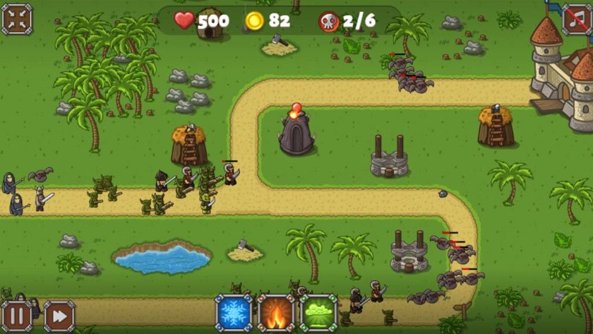 Screenshot des Spiels Tower Defense Clash