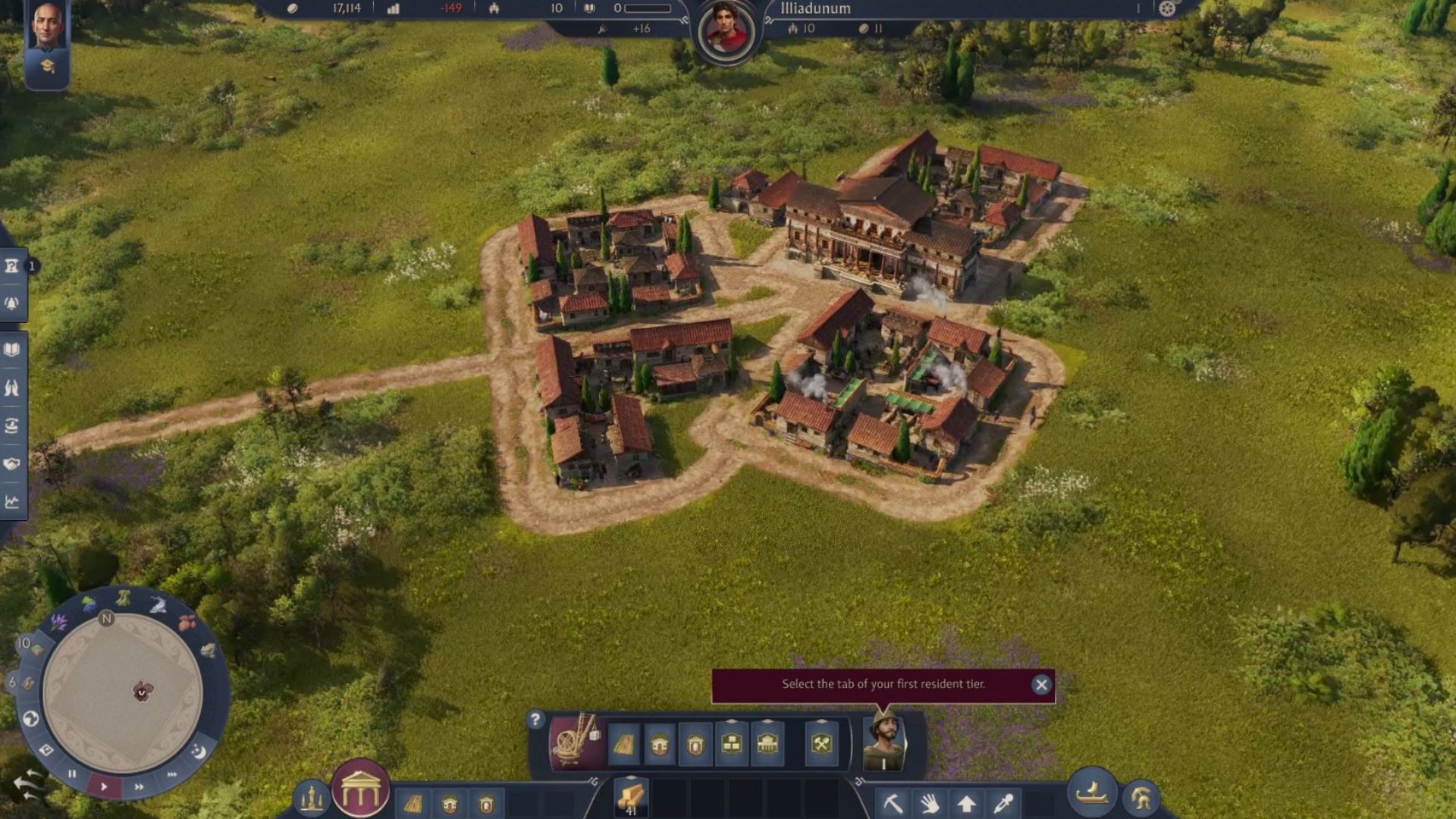 Diagonale Straßen in Anno 117