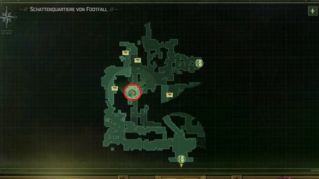 Karte der Schattenquartiere