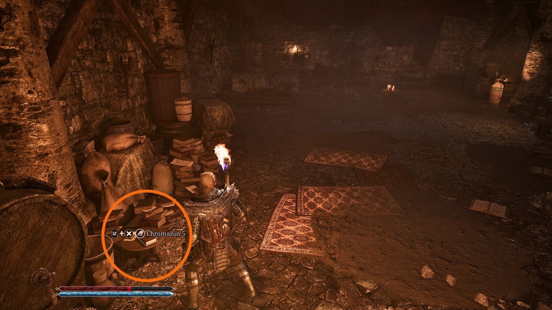 The book is in the front left of the golem room.