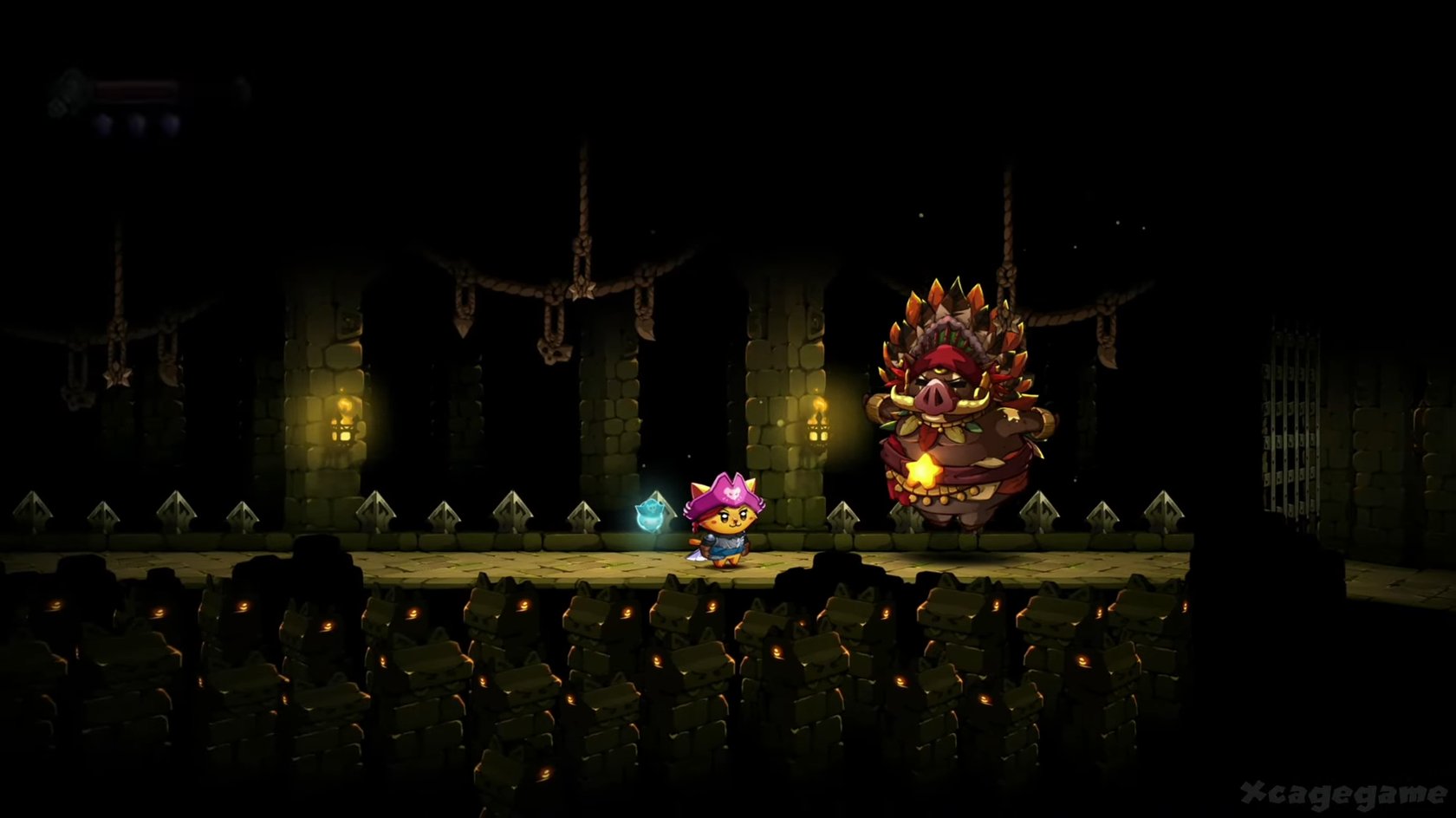 Der Grunzerhäuptling ist einer der Bosse in Cat Quest 3.