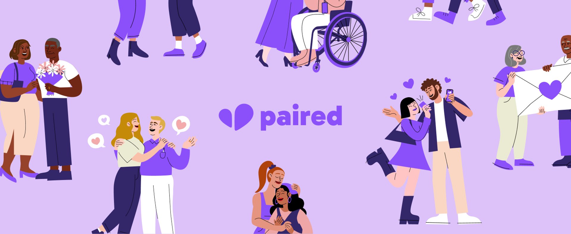 Интерфейс приложения Paired