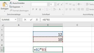 Wie nutzt man mit Excel einen Dreisatz? Giga erklärt