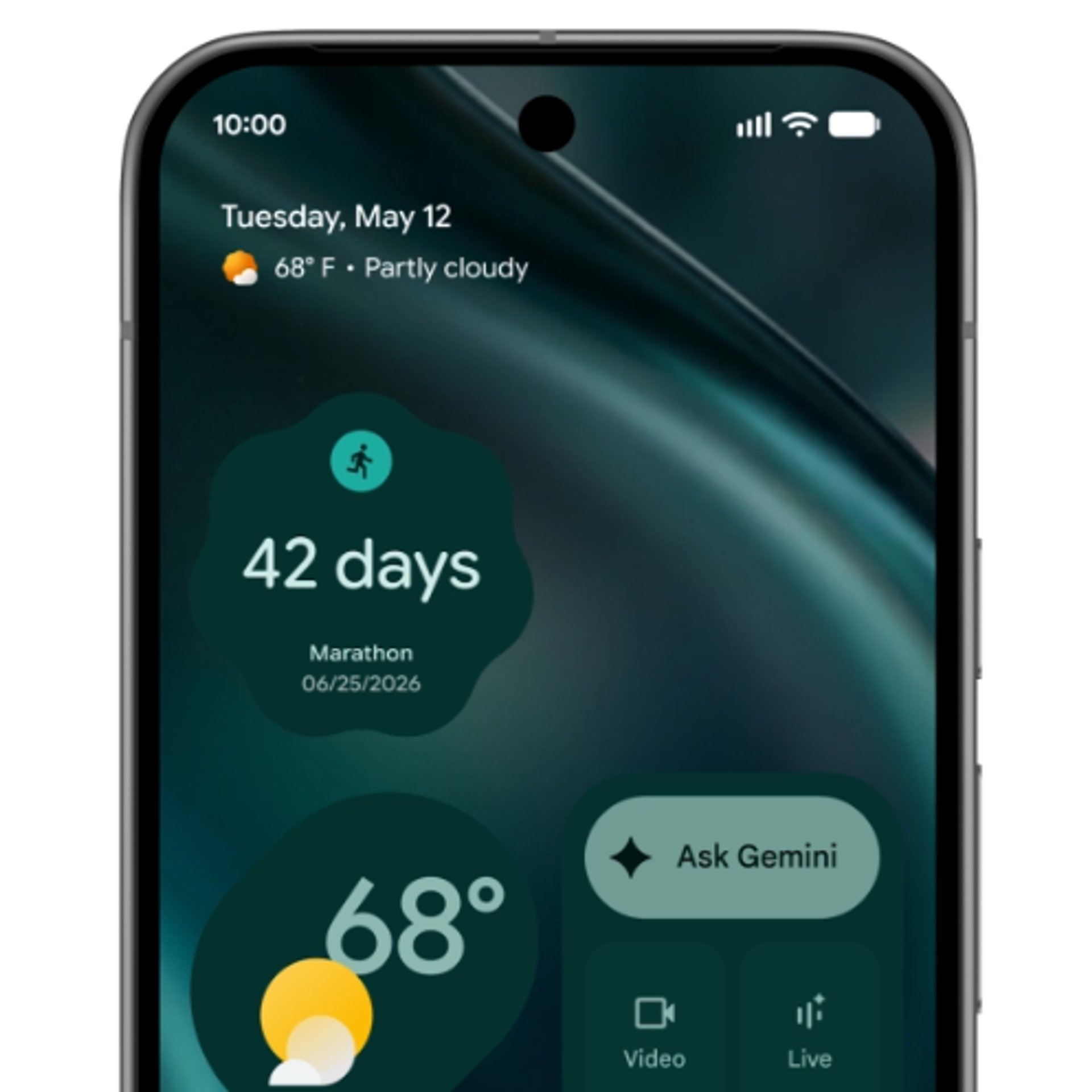 Пример создания виджета с Gemini AI на Android