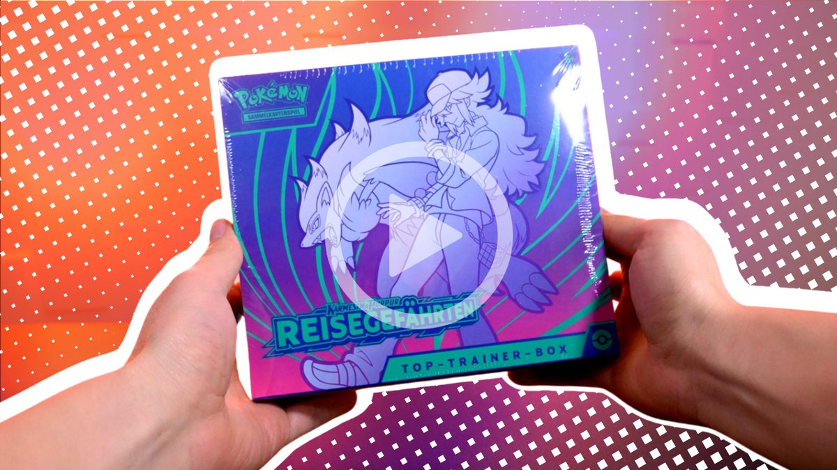 Pok&#x00E9;mon&#x20;Sammelkartenspiel&#x3A;&#x20;Unboxing&#x20;von&#x20;der&#x20;Reisegef&#x00E4;hrten&#x20;Top&#x20;Trainer&#x20;Box&#x20;