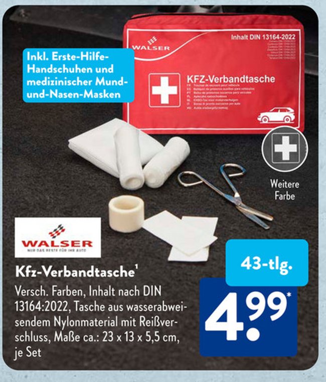 Aldi Verbandstasche