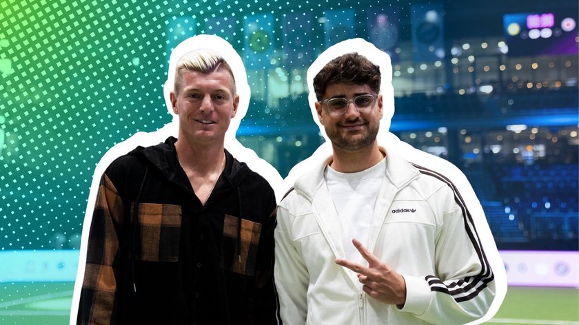 Toni Kroos und Elias Nerlich, Gründer der Icon League.