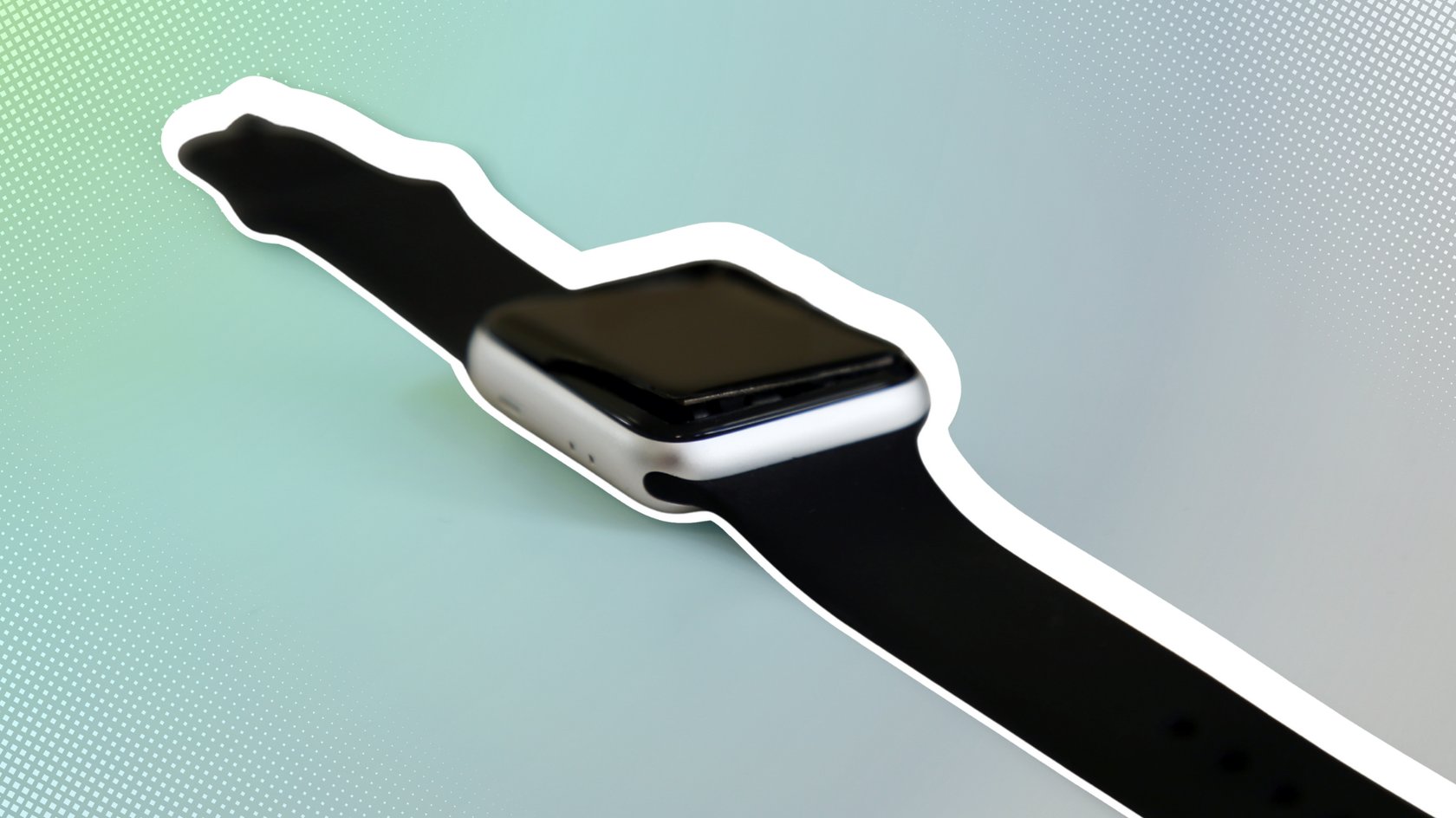 Apple Watch mit schwarzem Bildschirm