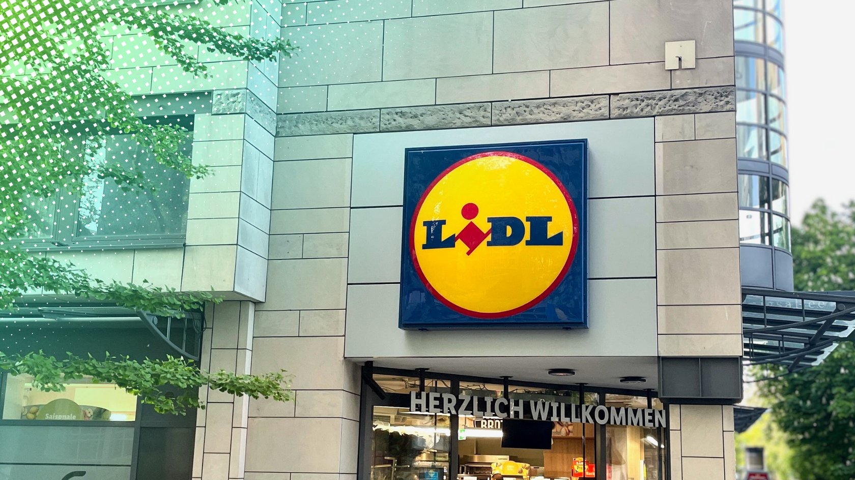 Eine Lidl-Filiale auf der Düsseldorfer Königsallee