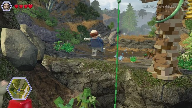 Der Weg zu InGen in LEGO Jurassic Park 2.