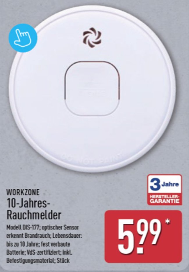 Rauchmelder 10 Jahre Aldi