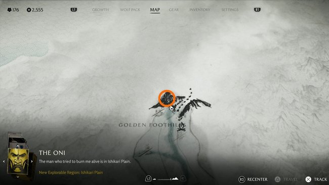 Fundort der "Aufstieg des Koi"-Maske.