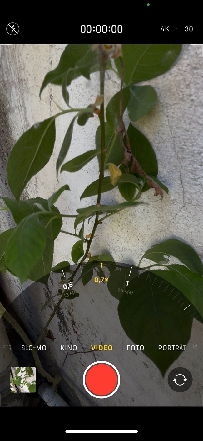 Das versteckte Zoomrad im iPhone.
